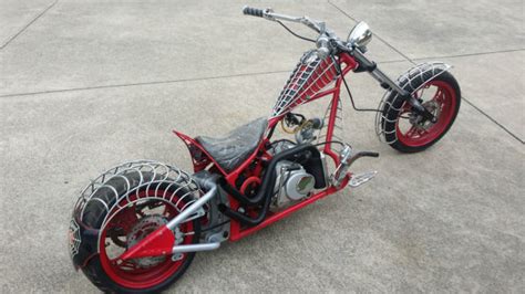 OCC RARE Orange County Choppers Black Widow Replica Mini Bike Near New