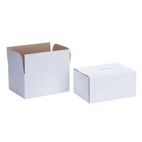 Small White Corrugated Box at Rs 5/piece | Nana Varachha | Surat | ID ...