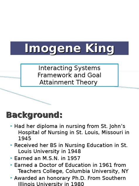 Imogene King | PDF | Self | Perception