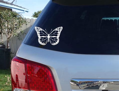 Butterfly Car Window Decal Monarch Butterfly Car Decals - Etsy