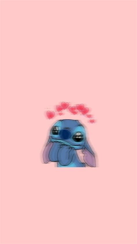 Download Cute Aesthetic Stitch With Glitch Effect Wallpaper ...