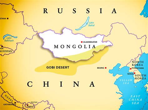 Gobi Desert Map