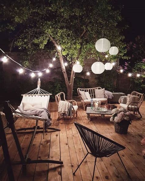 48 The Best Outdoor Deck Lighting Ideas - Trendehouse | Backyard patio, Outdoor christmas diy ...