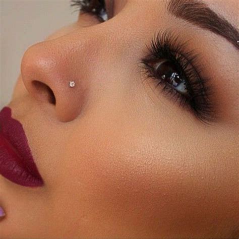 Pin by Alicia on custom jewelry | Nose piercing stud, Cute nose piercings, Nose piercing