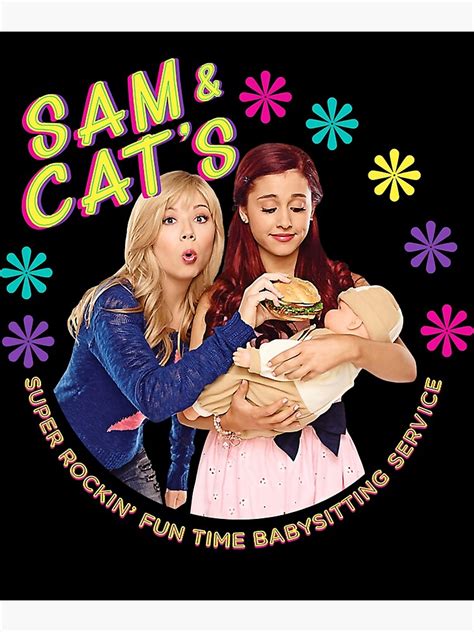 "Sam and Cat Babysitting Services" Poster for Sale by RoslynRobinson ...