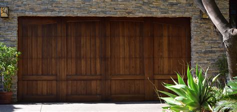 Full Custom Wood Garage Doors by Elegant