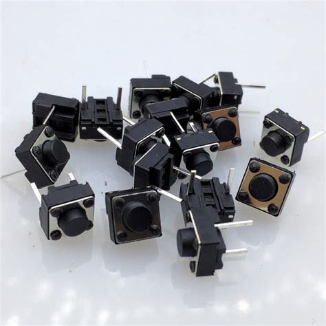 Free shipping 6X6X5mm 2pinTactile Tact Mini Push Button Switch Micro ...