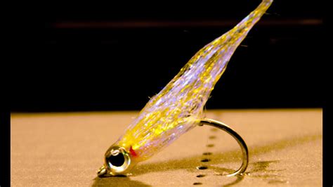 Small Fry - Glass Minnow - Small transparent baitfish pattern - YouTube