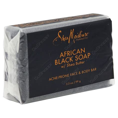 Shea Moisture African Black Soap Acne Prone Face & Body Bar 99g - Buy Online