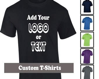 Custom Logo T Shirts - Etsy