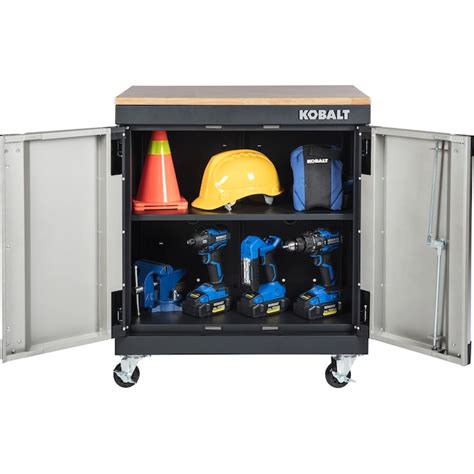 Kobalt 28-in W x 32.8-in H x 18.5-in D Freestanding Steel Garage ...