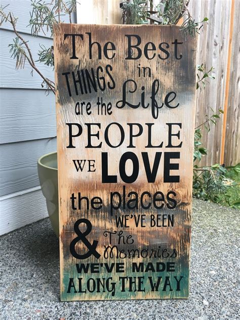 The Best Things In Life Custom Wood Signs | Diy wood signs, Custom wood ...