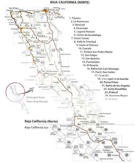 Map Of Baja California Norte - Free Printable Maps