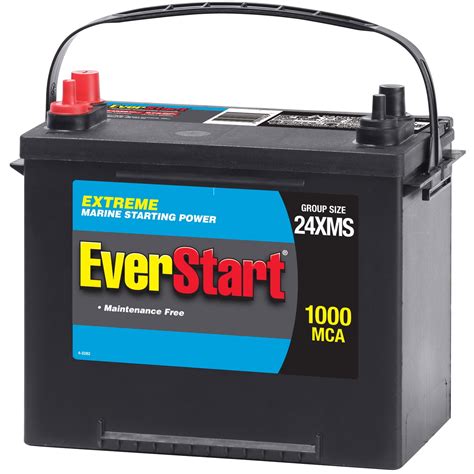 EverStart 12V Lead Acid Marine Battery, Group Size 24MS - Walmart.com ...