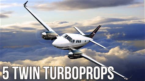 5 Best Twin Turboprop Airplanes In The World - YouTube