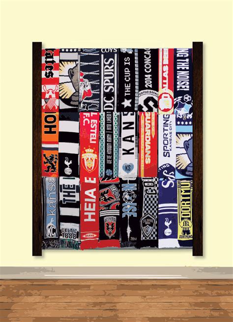 Nou Soccer Scarf Display Rack