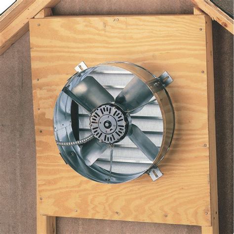 Cool Attic Gable-Mount Attic Exhaust Ventilator Fan 1300 CFM, Model# CX1500UPS in 2020 | Attic ...