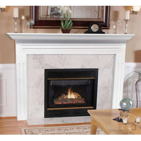 65“White Paint Newport Fireplace Mantel MDF - Fireplacess.com