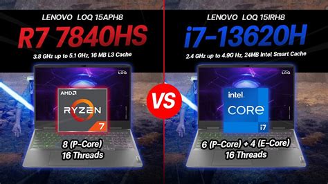 [Gaming Test] Battle R7-7840HS vs i7-13620H | RTX 4060 TGP 115W - YouTube