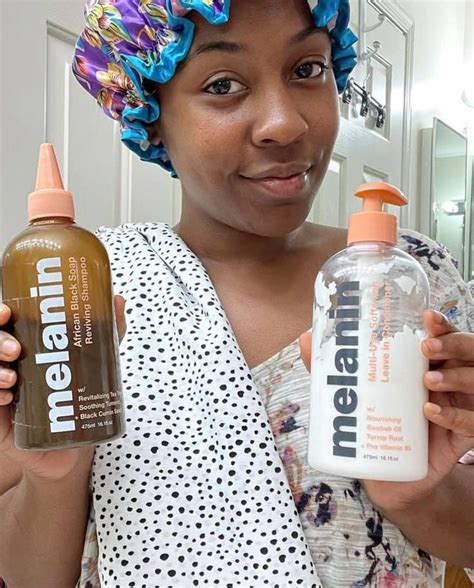 #MelaninBae @victoriousqueenky shares her #MelaninHaircare wash day featuring The NEW Lux T ...