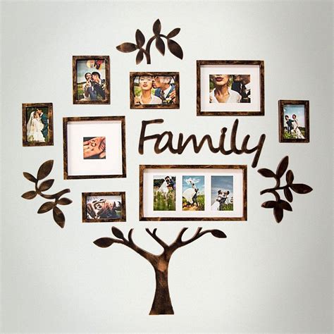 Free Shipping. Buy Family Tree Photo Frame Set College Frame - Wall Decoration Combination ...