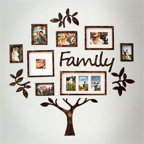 Free Shipping. Buy Family Tree Photo Frame Set College Frame - Wall ...