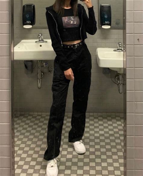 black grunge aesthetic | Casual outfits, Fashion inspo outfits, Fashion inspo