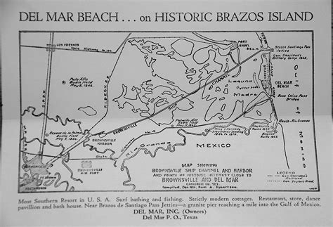 Del Mar Beach...on historic Brazos Island