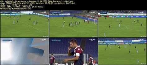 FULL MATCH Serie A Lazio vs Bologna Giornata 1