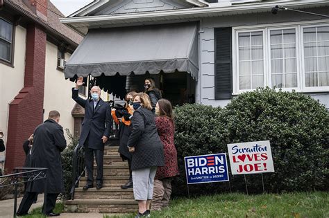 Biden signs wall of childhood home: 'From this house to the White House ...