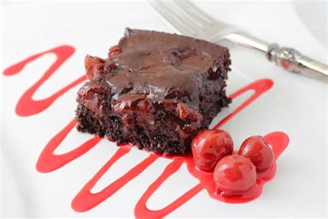 Cherry Fudge Brownies | Online Recipe | The Maya Kitchen