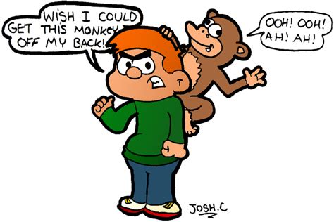 Get this monkey off my back by Young-Freddy on DeviantArt