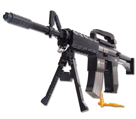 AlanWhale Army Model M16 Assault Rifle Toy Gun Building Kit 22607 - Buy ...