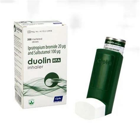 Duolin Ipratropium Bromide and Salbutamol Inhaler, Rs 70 /piece | ID: 21757589691