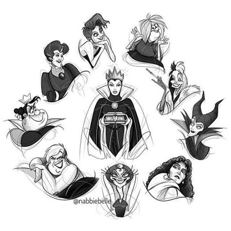 How To Draw Disney Villains - DRAW SO CUTE