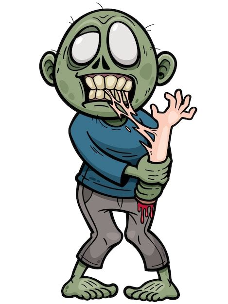 Premium Vector | Zombie cartoon