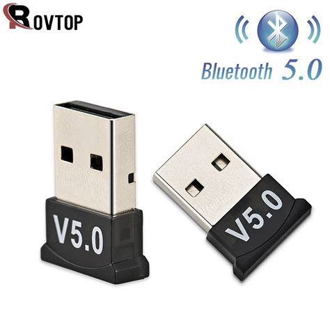 Rovtop Mini Bluetooth 5.0 Receiver Dongle - ROV-408 - Black - JakartaNotebook.com