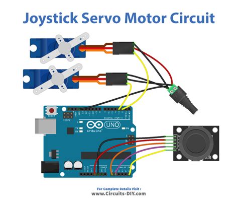 Joystick with Servo Motor - Arduino Tutorial