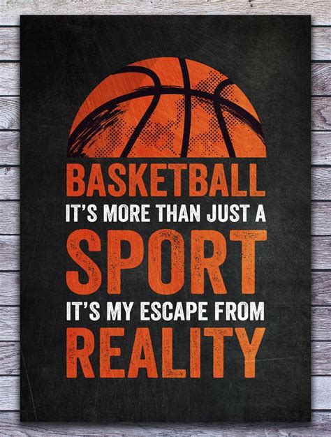 Basketball Motivation Wall Art | Metal Poster | Basketball quotes inspirational, Basketball ...