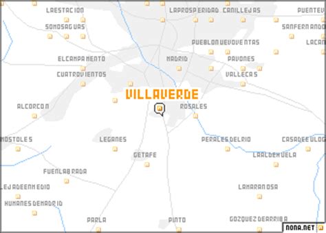 Villaverde (Spain) map - nona.net