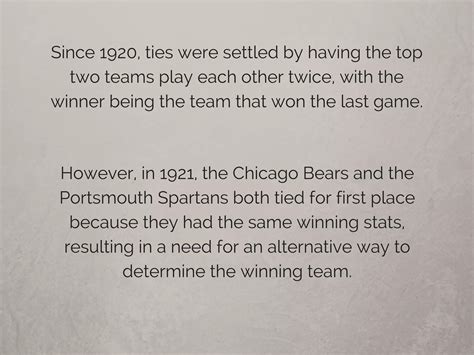 A Brief History of the NFL | PPT