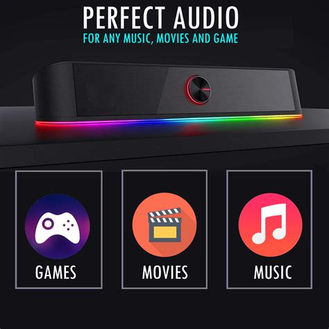 RGB Gaming SoundBar with Bluetooth | Ewent Eminent