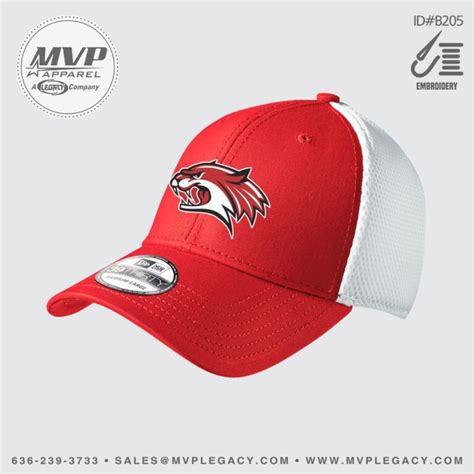 Wildcat Fitted Stretch Mesh Cap | Screen Printing | Embroidery Services, Custom T-Shirts in ...