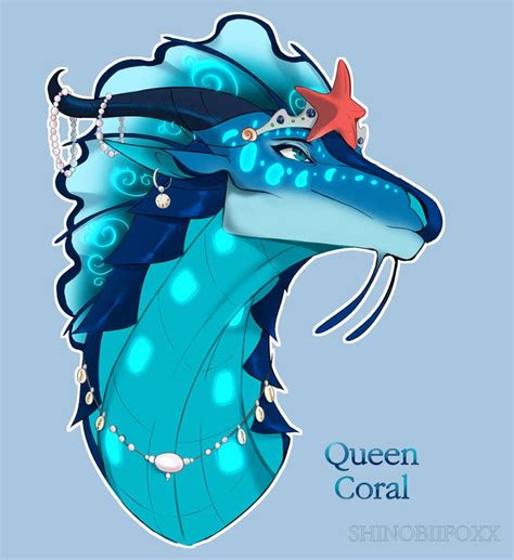 Queen Coral by Shinobiifoxx on DeviantArt in 2021 | Wings of fire dragons, Wings of fire quiz ...