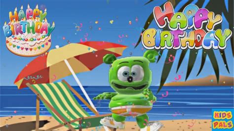 Descobrir 74+ imagem happy birthday gummy bear - br.thptnganamst.edu.vn