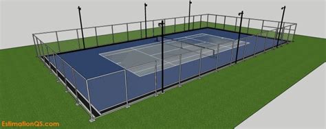 How To Build a Tennis Court Plus Cost of Building – Concrete / Acrylic ...