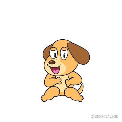 Free Laughing Dog Cartoon Clipart Image | Charatoon