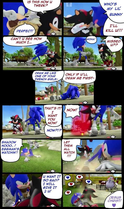 Sonadow Boom2 | Sonic and shadow, Sonic the movie, Fun comics