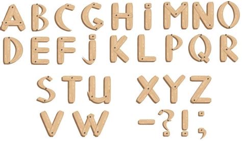 Vector fonts wood grain english Free vector in Encapsulated PostScript ...