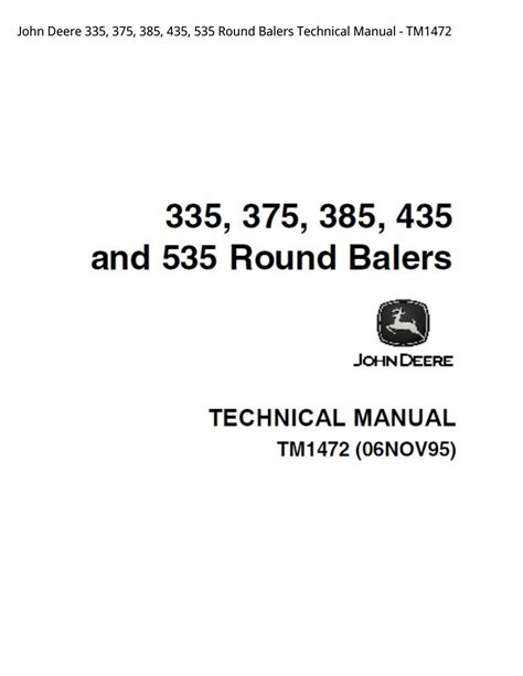 535 John Deere Baler Manual by PDFS-Manuals - Issuu